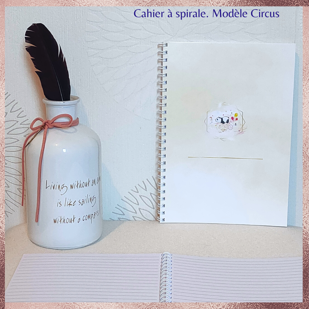 Cahier à spirale Circus